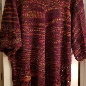 Multi color light weight sweater
